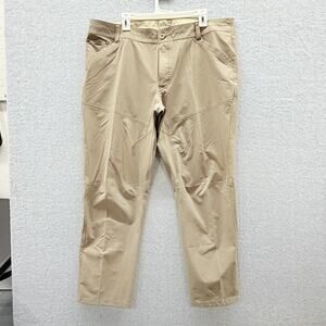 Kuhl Silencr Pants Mens 40x30 Ripstop Outdoor Hiking Tactical Tan Lightweight